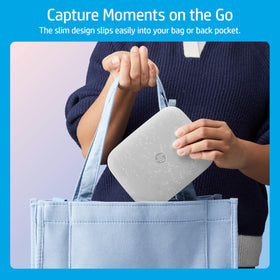 HP Sprocket 3x4 case and paper pack keeps prints organized.