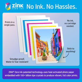 HP Sprocket 3x4 vacation moment print captures memories instantly.