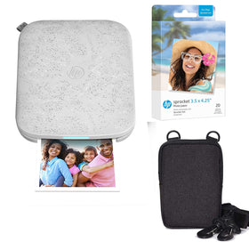 HP Sprocket 3x4 prints waterproof color on Zink paper for outdoor moments.