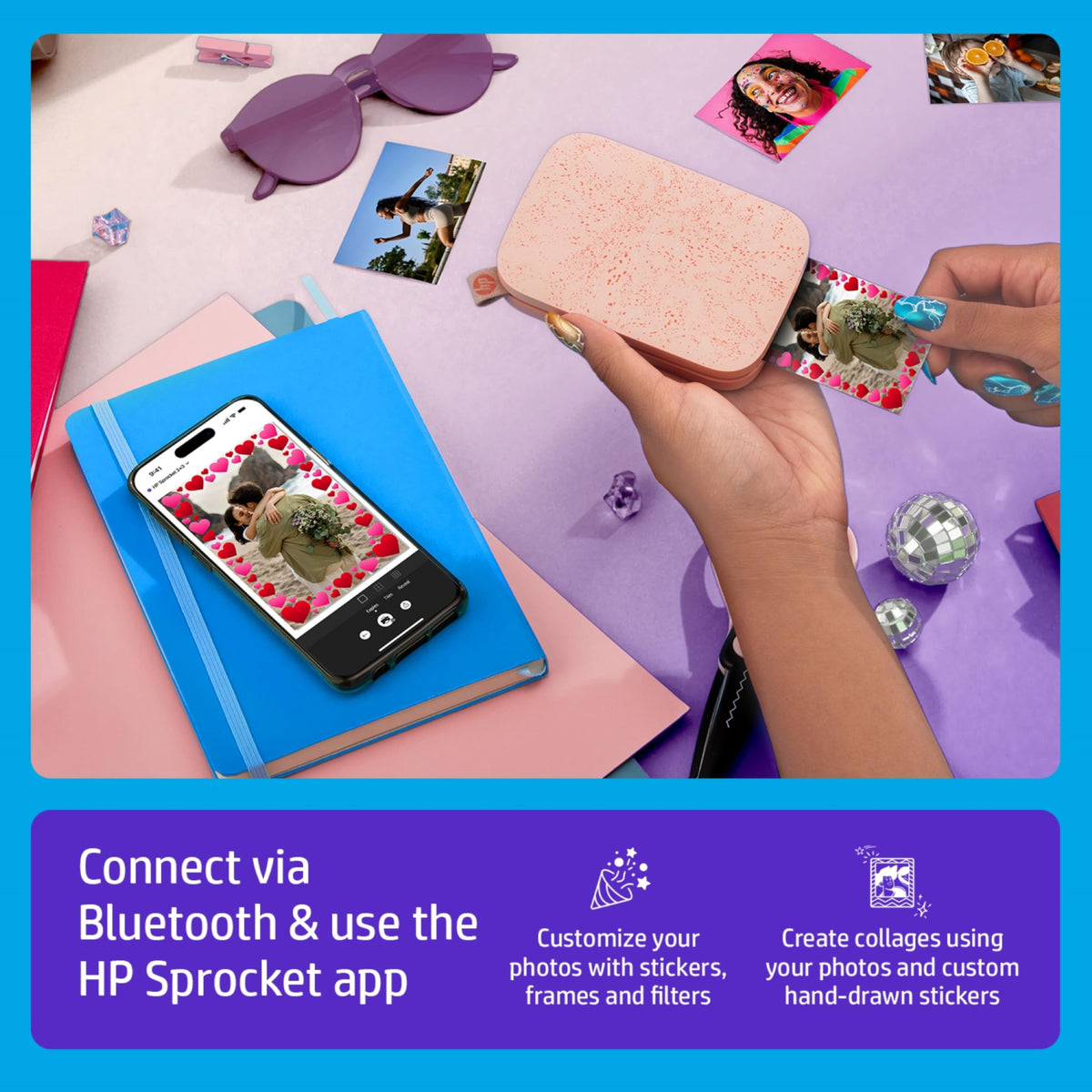 Deluxe case for the HP Sprocket printer during travel