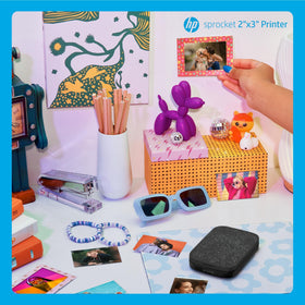 HP Sprocket includes 10 sheets of ZINK paper for immediate prints