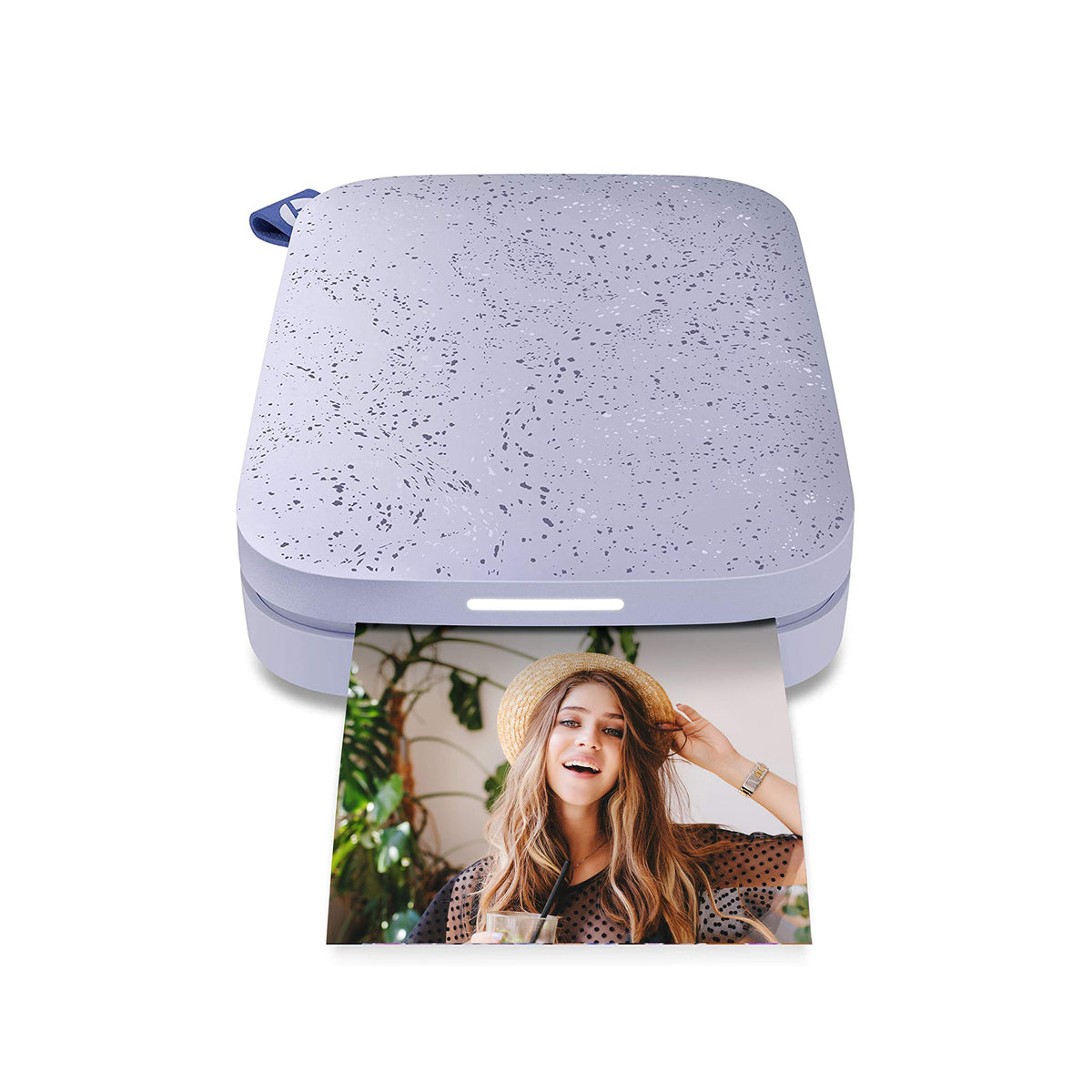 HP Sprocket Lilac starter bundle contents and accessories.
