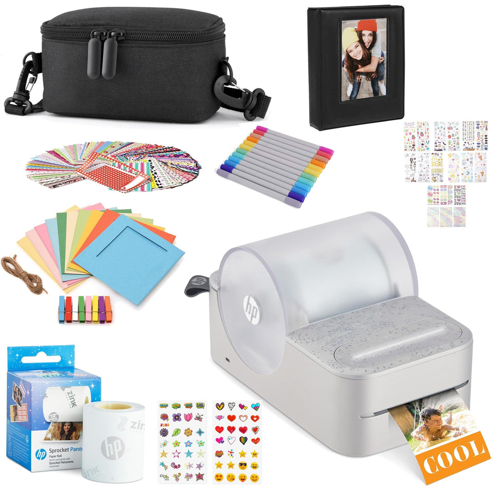 HP Sprocket Panorama front view ideal for quick on-the-go photo prints