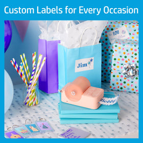 HP Sprocket Panorama sticky paper enables quick crafts and labels.