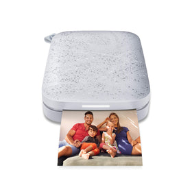 HP Sprocket paper pack with 20 sheets for vibrant, durable prints.