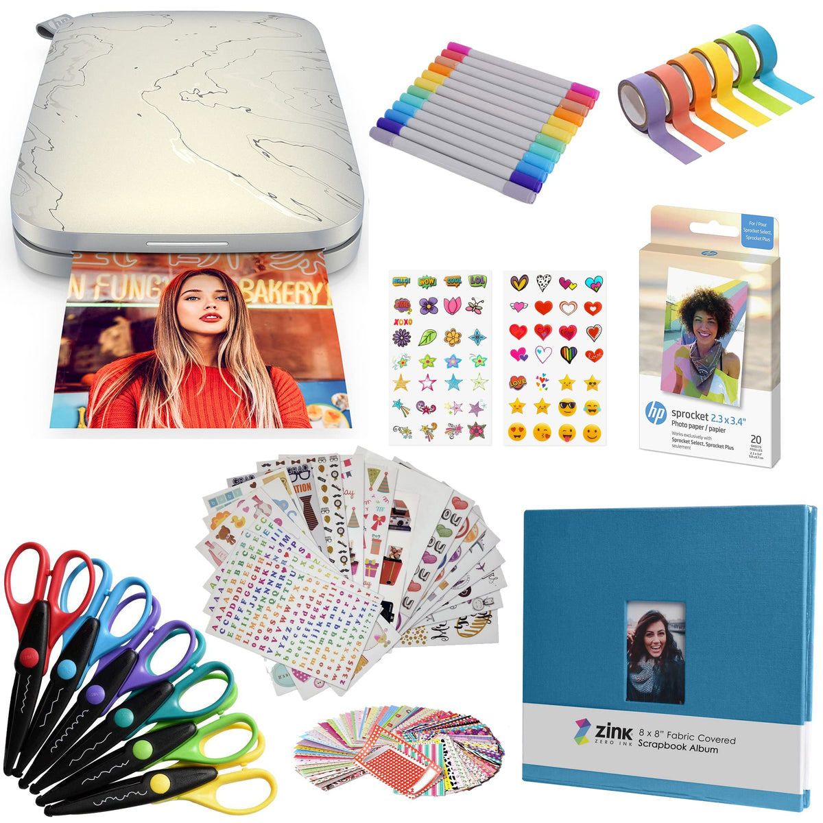 HP Sprocket Select prints vibrant photos from your phone.