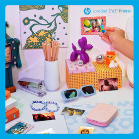 HP Sprocket sticker frames for decorative photo keepsakes.