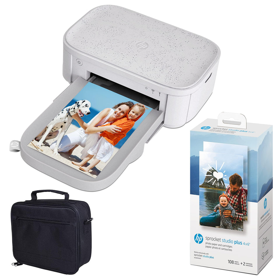 HP Sprocket Studio Plus prints vibrant 4x6 photos from your phone