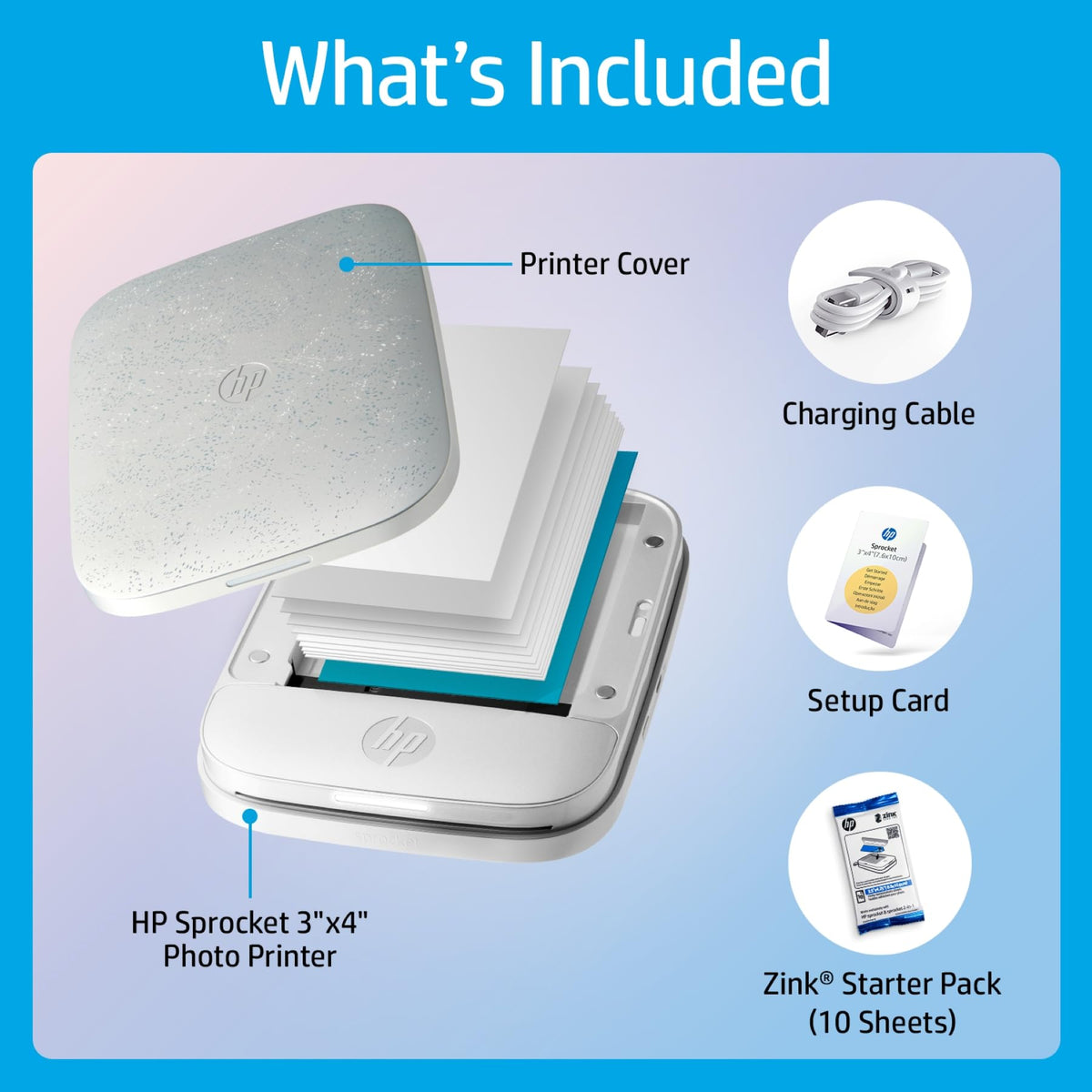 HP Sprocket Zink paper delivers vibrant inkless color prints