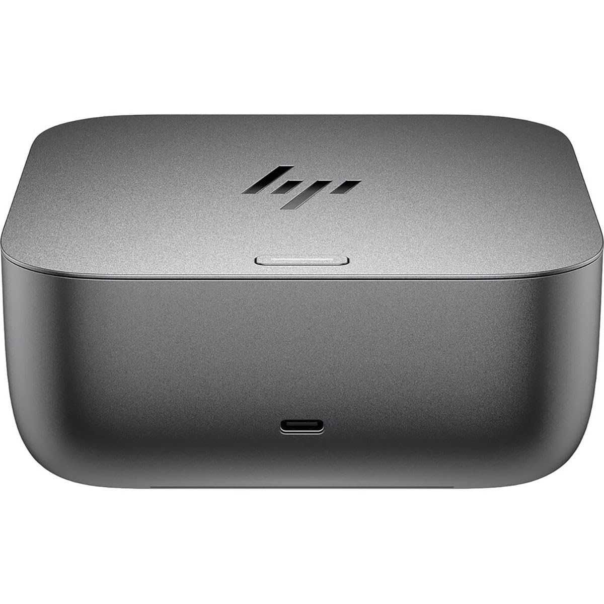 HP Thunderbolt 4 100W G6 Dock rear view showing USB ports and display connections.