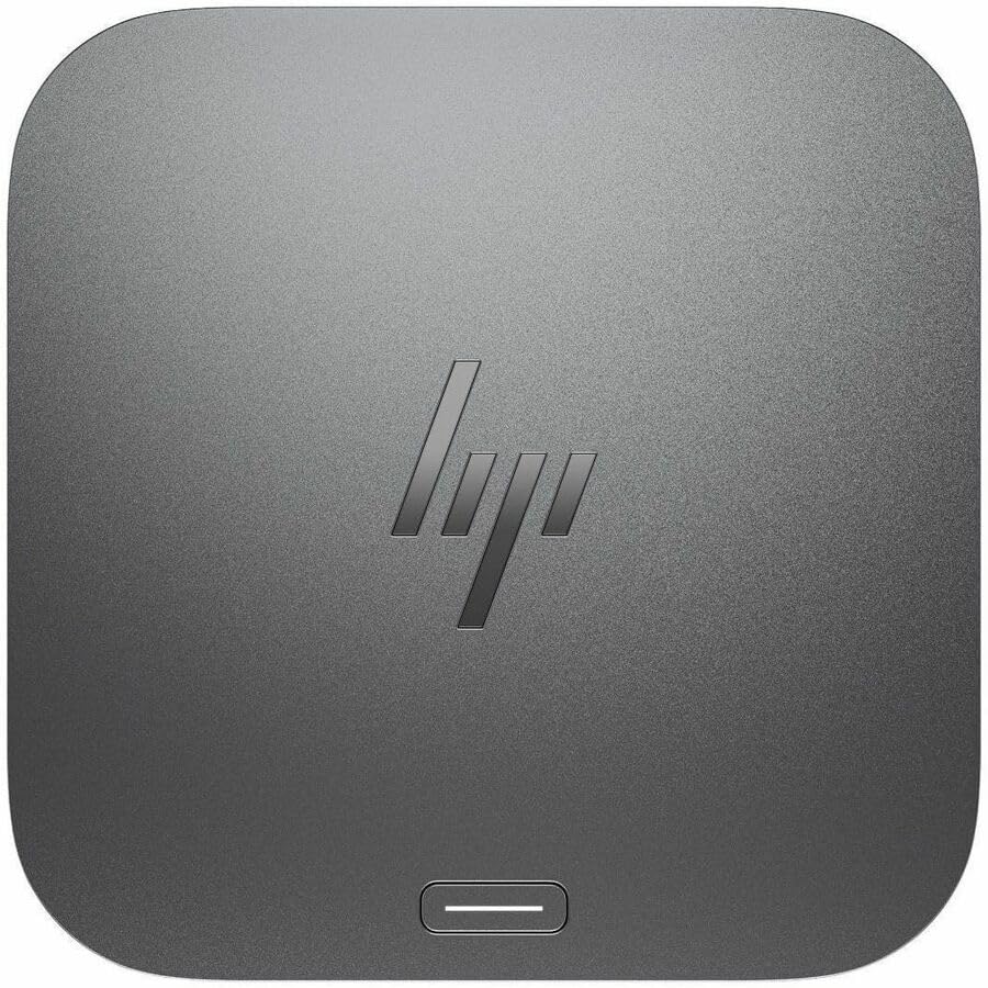HP Thunderbolt 4 Ultra 180W G6 Dock front ports organized for a clutter-free desk