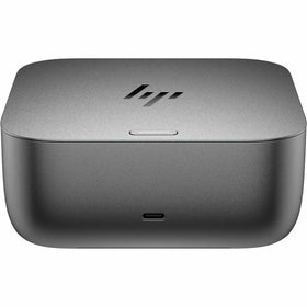 HP Thunderbolt 4 Ultra 280W G6 Dock front view showcases abundant ports for seamless connectivity.