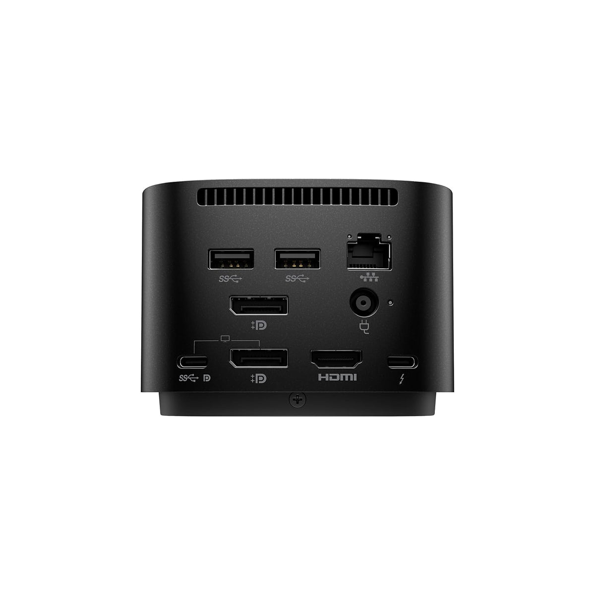 HP Thunderbolt Dock 120W G4 on-desk setup enabling organized workspace and seamless device charging.