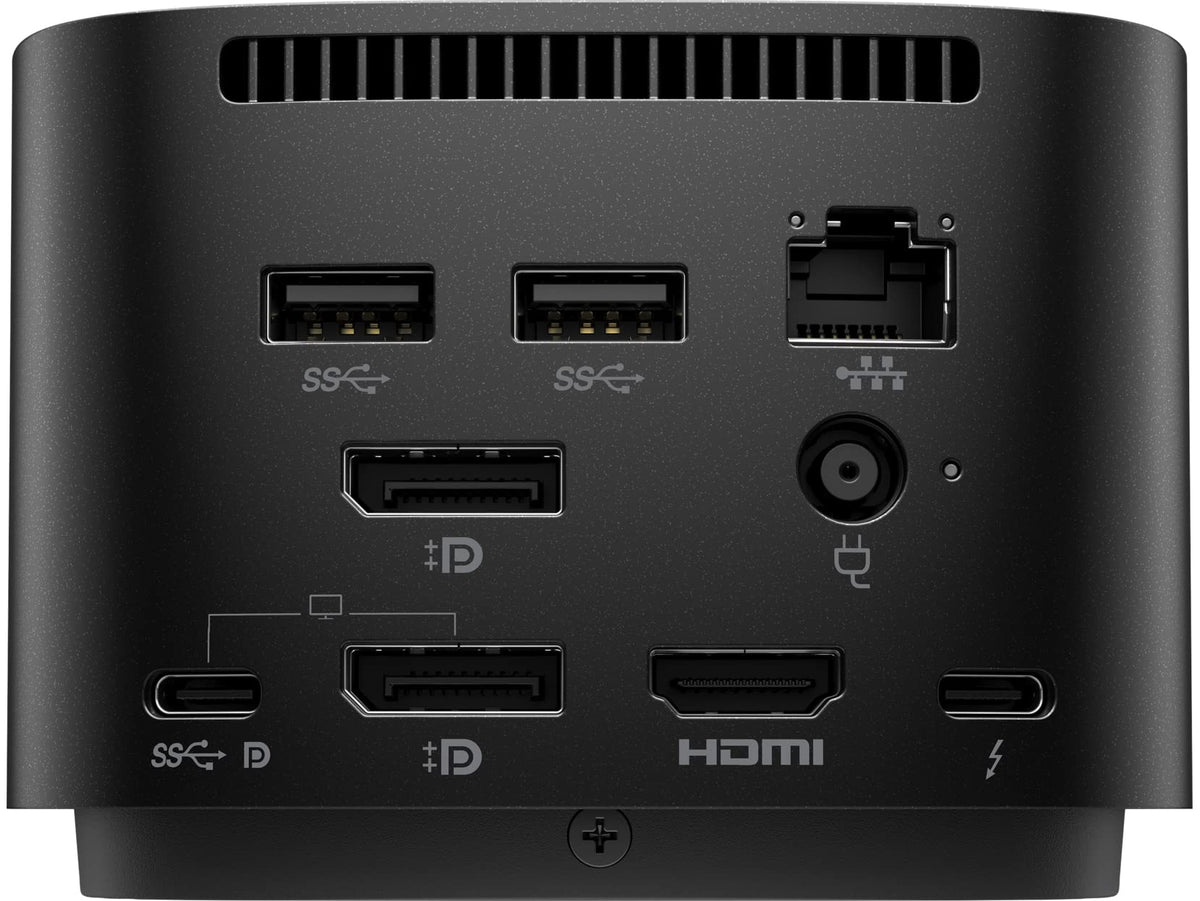HP Thunderbolt Dock 4K multi-display enables vibrant 4K productivity setups.