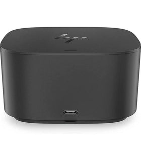HP Thunderbolt Dock G2 120W front view showing accessible ports for easy setup