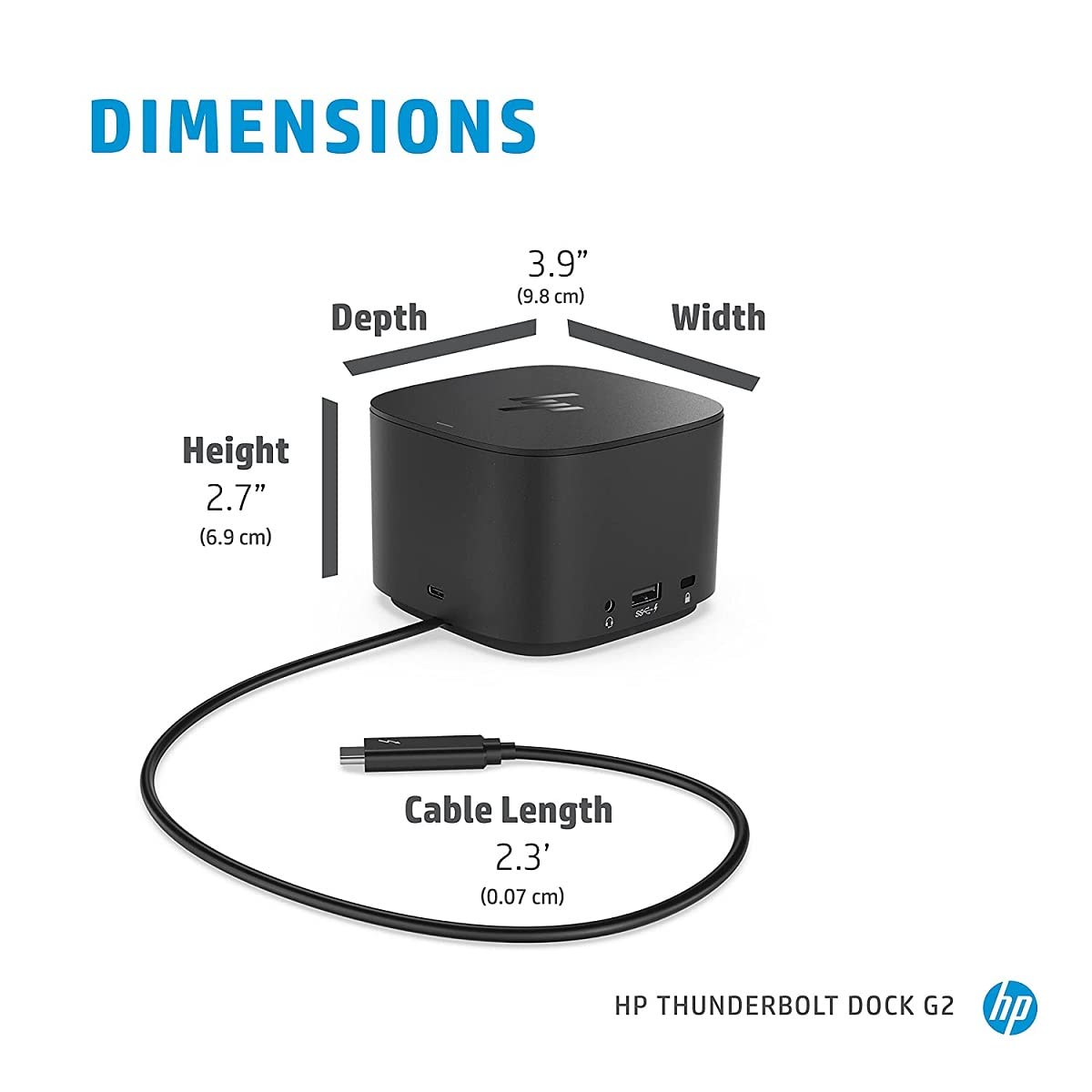 HP Thunderbolt Dock G2 120W power delivery for compatible laptops and devices