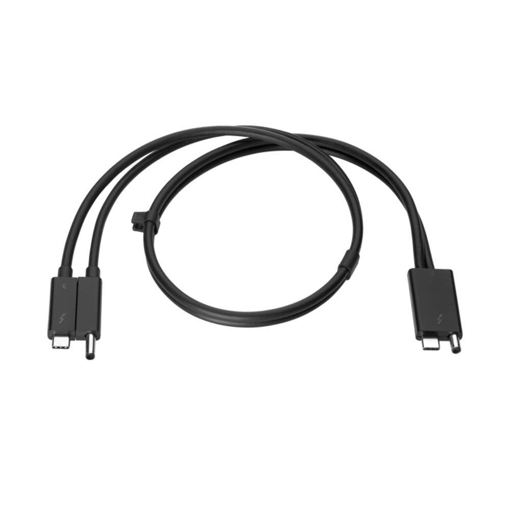 HP dock with combo cable and documentation indicating included accessories
