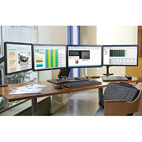 HP UltraSlim Dock next to laptop showing scale and space-saving advantage
