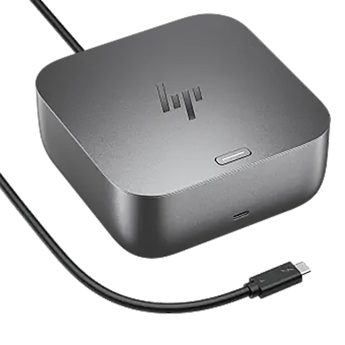 HP USB-C 100W G6 Dock fits neatly on crowded desks.