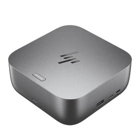 HP USB-C 100W G6 Dock with ports enables seamless device connections.