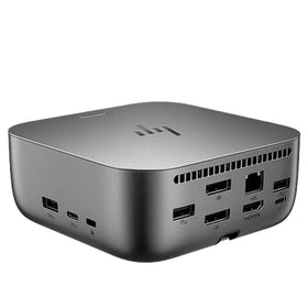 HP USB-C 100W G6 Dock USB-A ports ready for accessories.