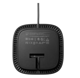 HP USB-C G5 Essential Dock office setup with three displays.