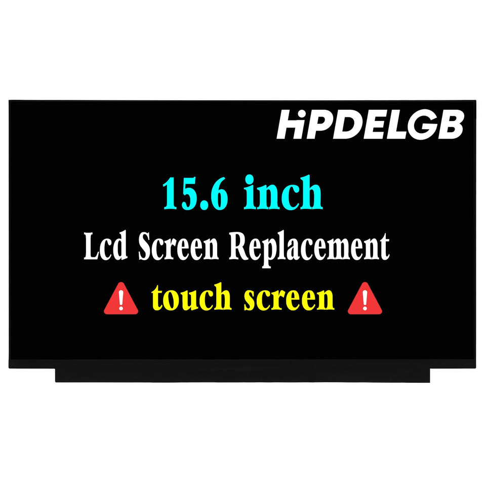 HPDELGB 15.6-inch LCD screen display front view for vivid full HD visuals.
