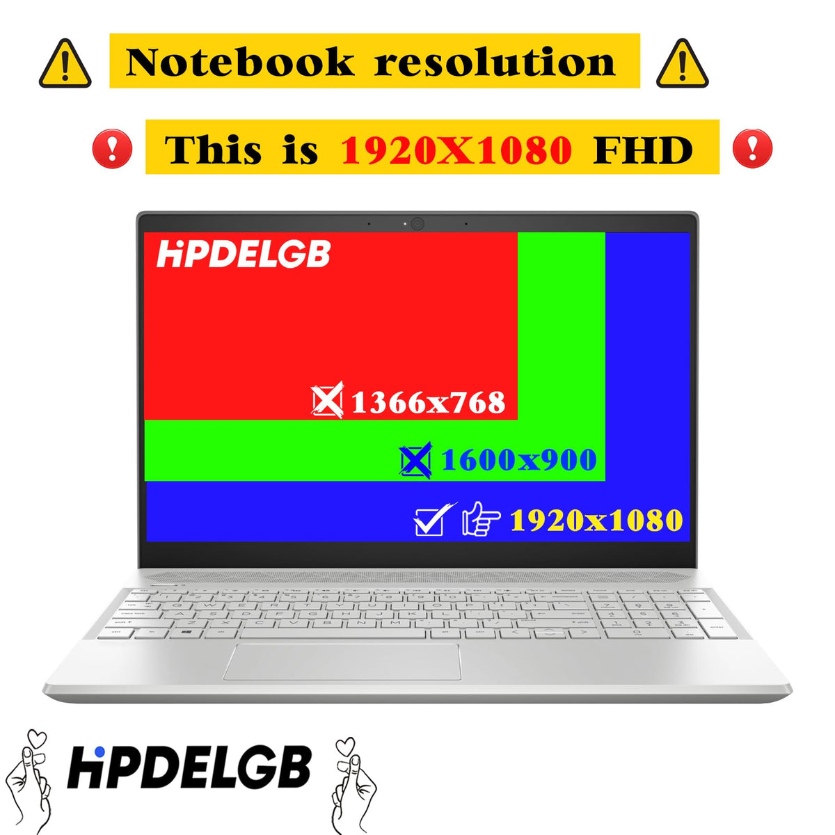 HPDELGB IPS panel close-up showing wide viewing angles and accurate color.