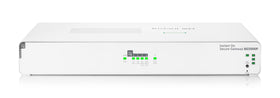 HPE SG2505P back panel shows WAN, LAN, and PoE power options
