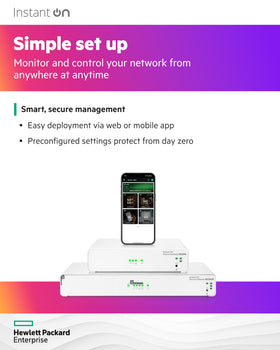 HPE SG2505P compact design suitable for shelf, wall, or rack