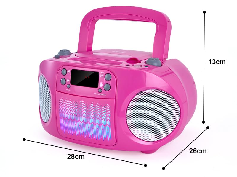 hPlay portable handle design makes it easy for little hands to carry