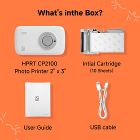 HPRT CP2100 Heyprint app lets you edit and personalize prints before you print.