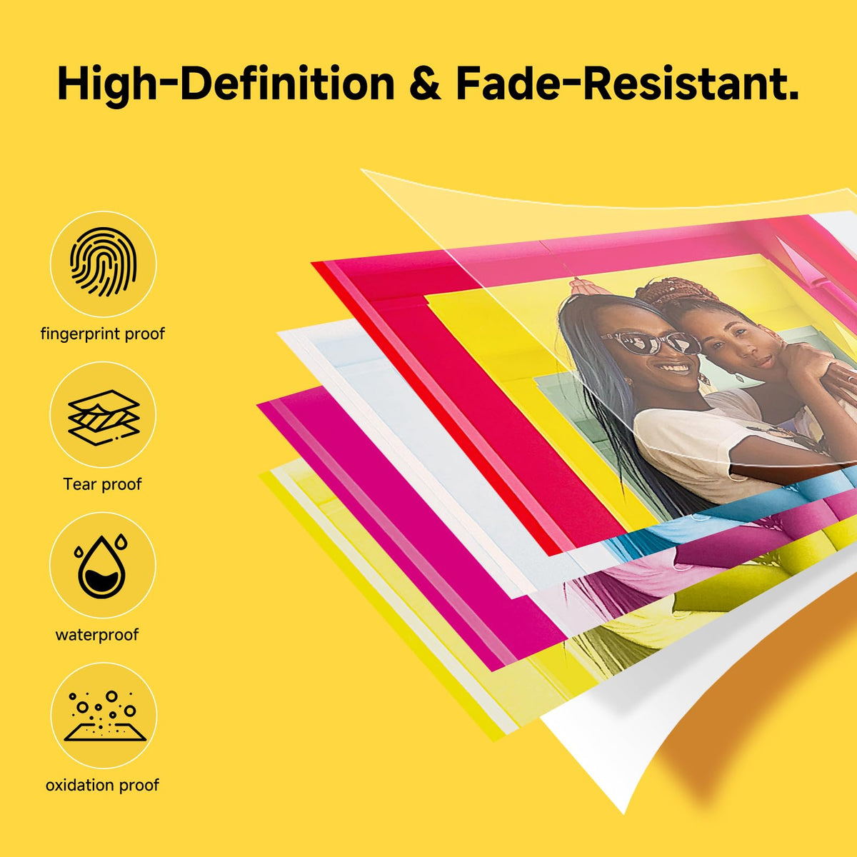 HPRT CP2100 printing from phone directly via Bluetooth 5.0, no Wi-Fi needed.