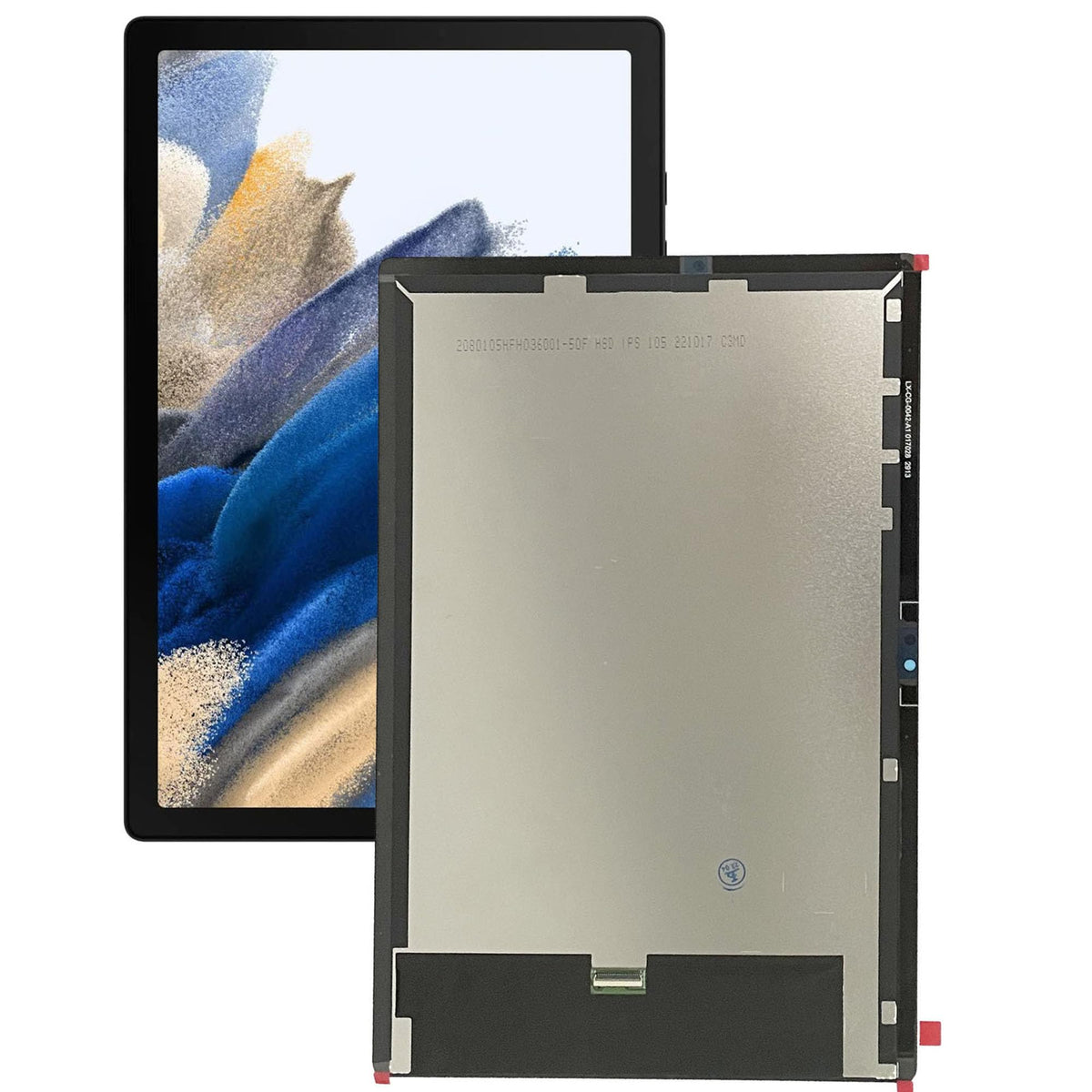 HQB-STAR digitizer for Tab A8 10.5; side profile, designed to simplify installation