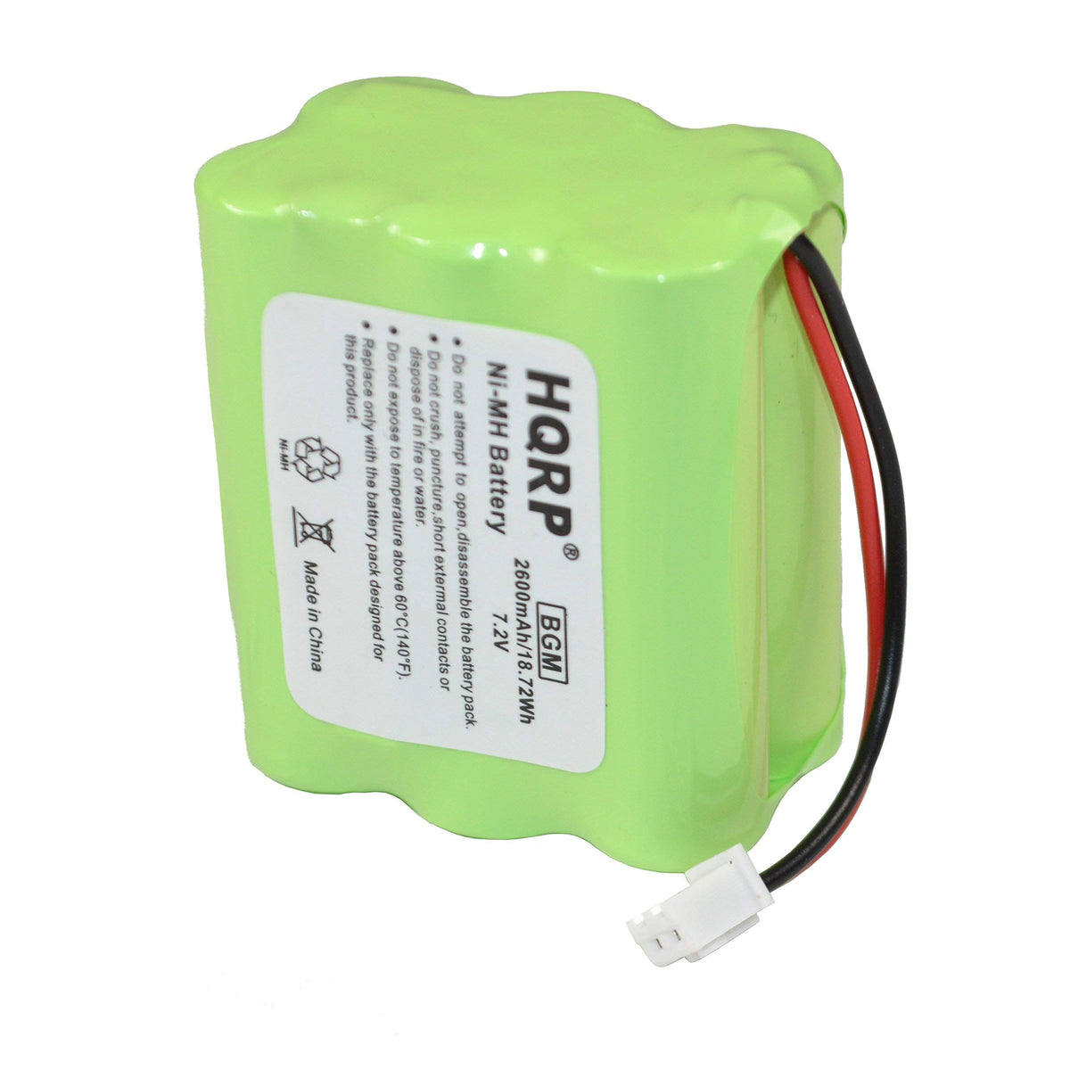 HQRP 2600mAh backup battery for 2GIG BATT1X with extended panel uptime