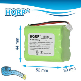 HQRP 2600mAh backup battery for 2GIG BATT2X reliable power on demand