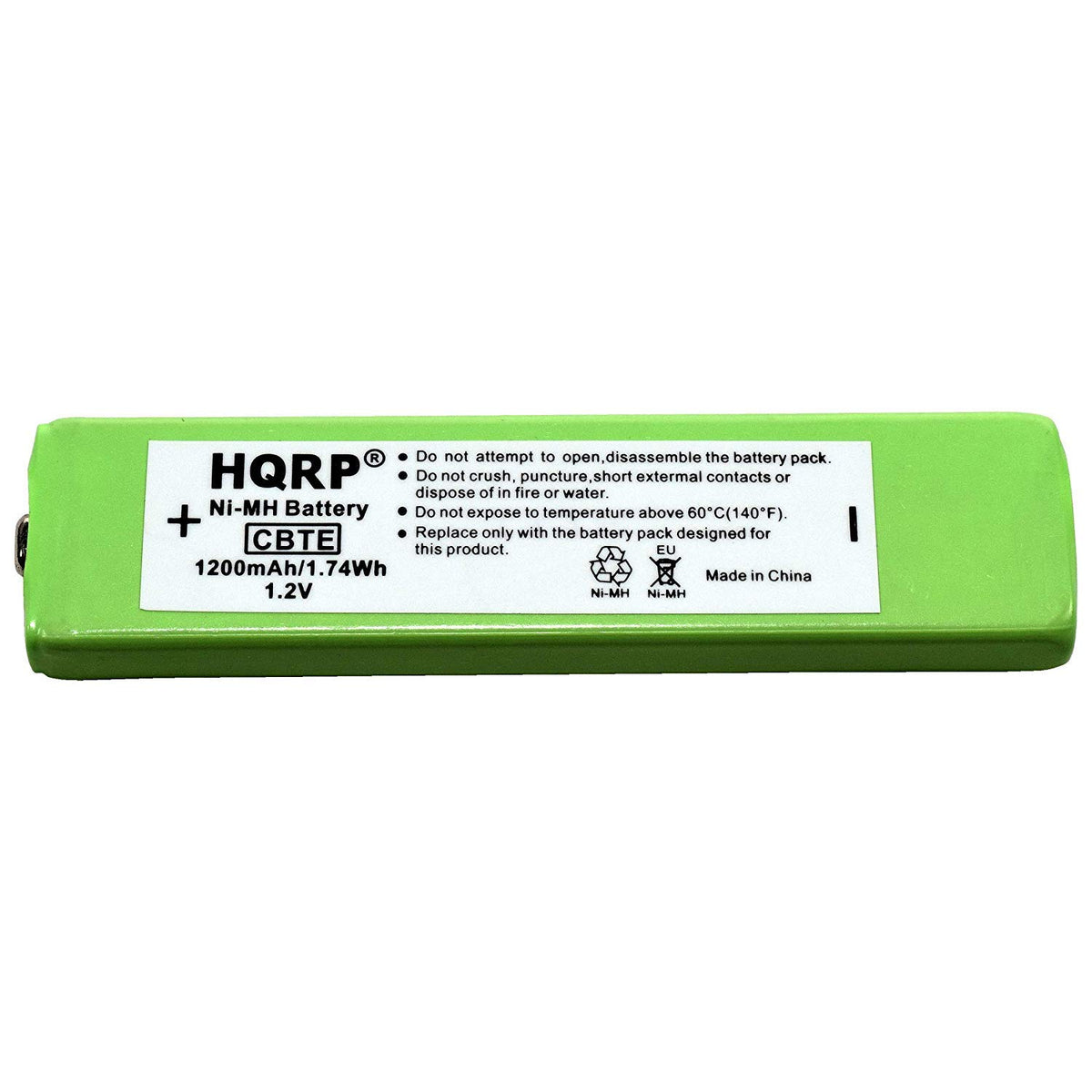 HQRP gumstick battery set for Sony D-E01 keeps players ready on the go.