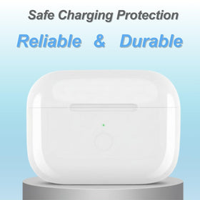 HRBPPQ AirPods Pro replacement case Bluetooth sync button in use for easy pairing