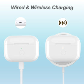 HRBPPQ AirPods Pro replacement case wired charging option for reliable power