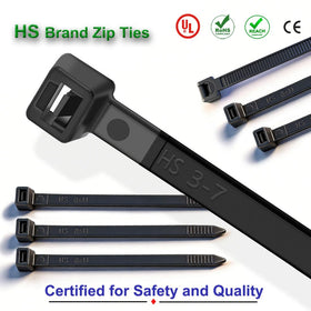 HS zip tie demonstrates 175mm maximum bundle diameter capacity