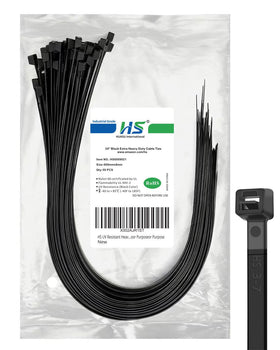 HS extra-long 24-inch zip tie for heavy outdoor organization