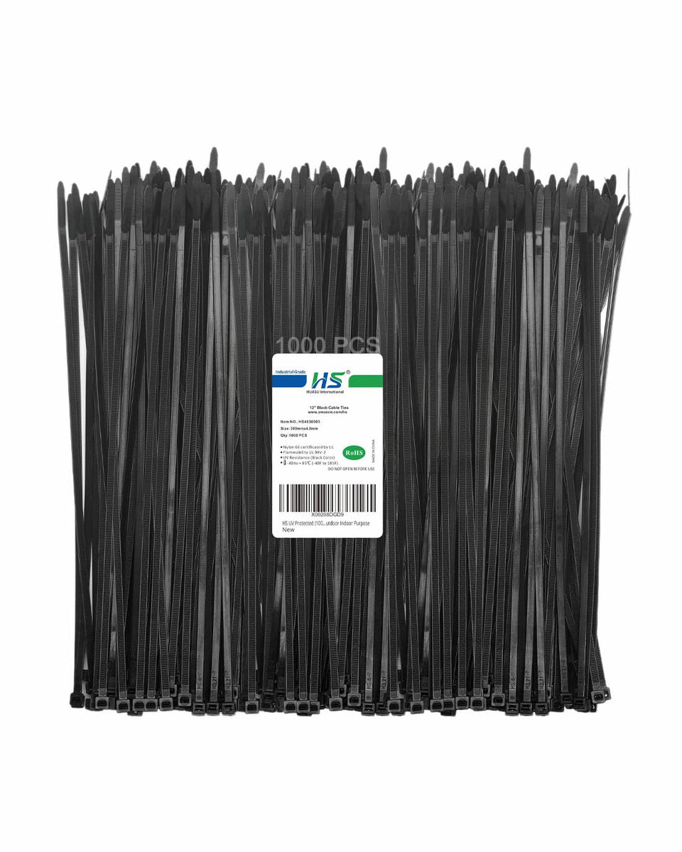 HS front packaging 1000-pack showing quantity and black ties for bulk convenience