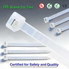 HS Green Zip Ties used in DIY or professional setups for tidy wires.