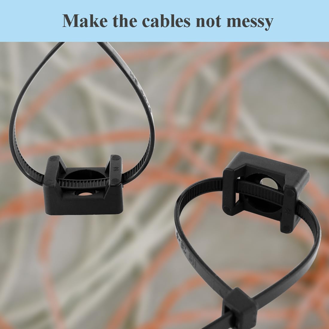 HS under-desk installation shows organized cables and clean workspace.
