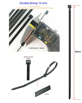 HS close-up of nylon teeth and lock showing secure grip and reliable hold