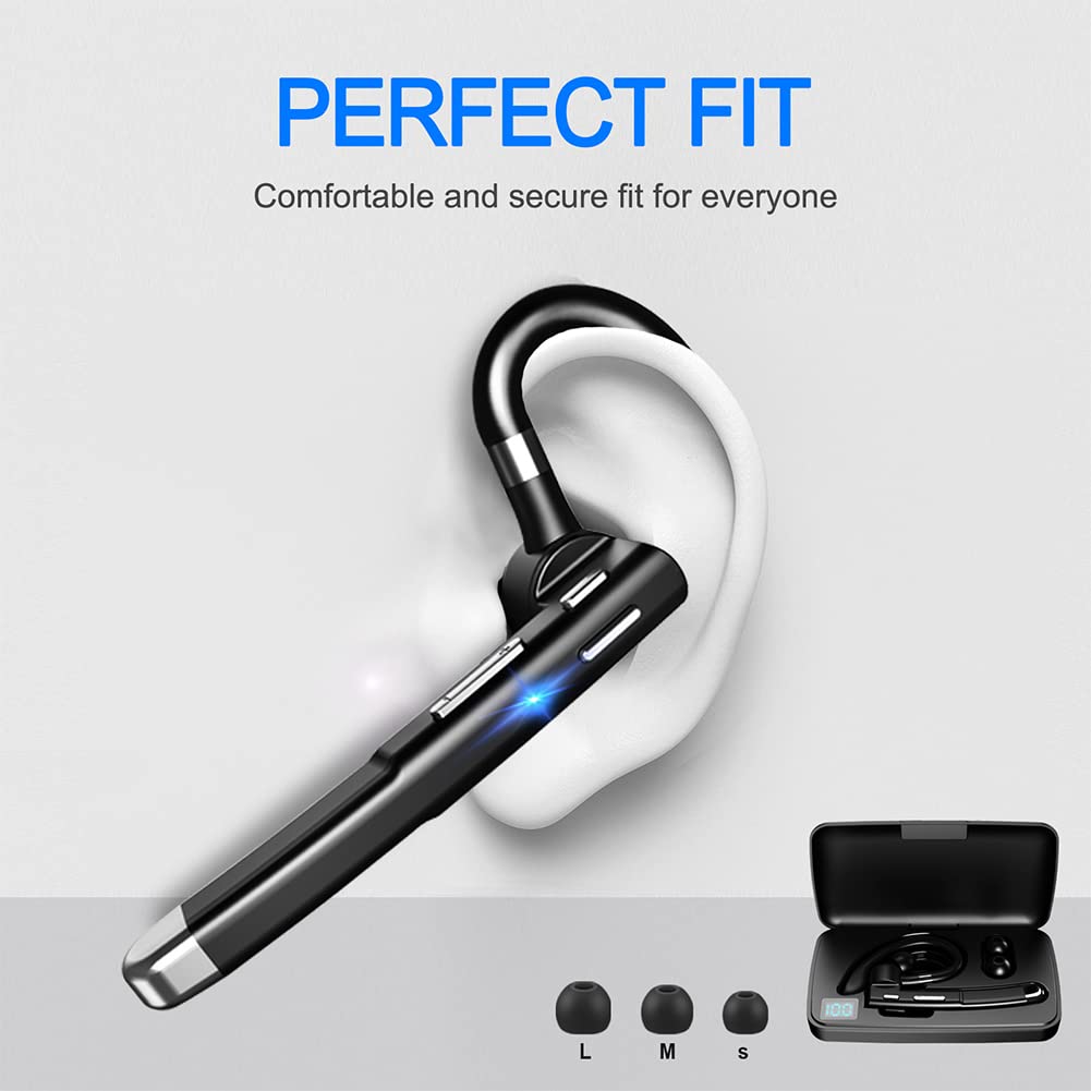 Hsility headset with mute button for quick silencing.