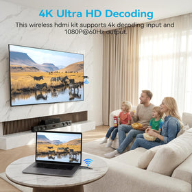 HSJINHONG dual-band 2.4G/5.8G setup reduces interference in busy environments.