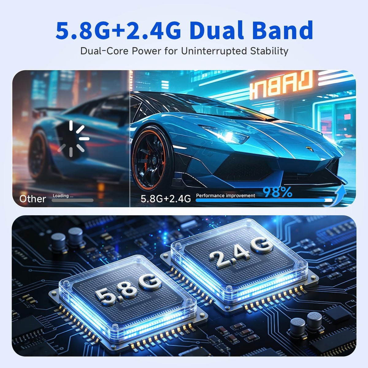 HSJINHONG LED display design provides quick status readout during wireless pairing