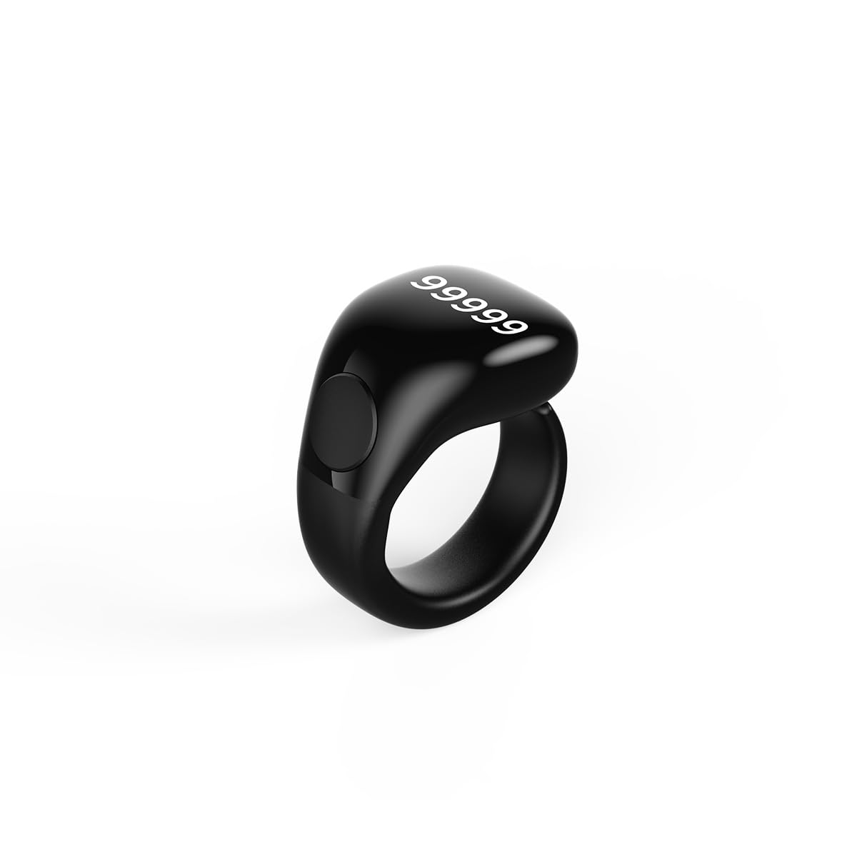 HSTNBVEO Smart Tasbih Ring front view with Azan alarm for daily prayers