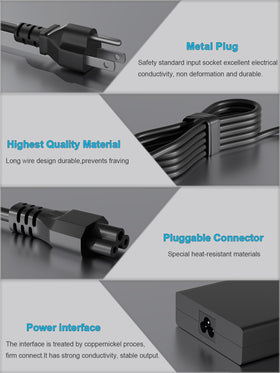 HSXIRQA 135W charger compact, travel-friendly design for on-the-go use.